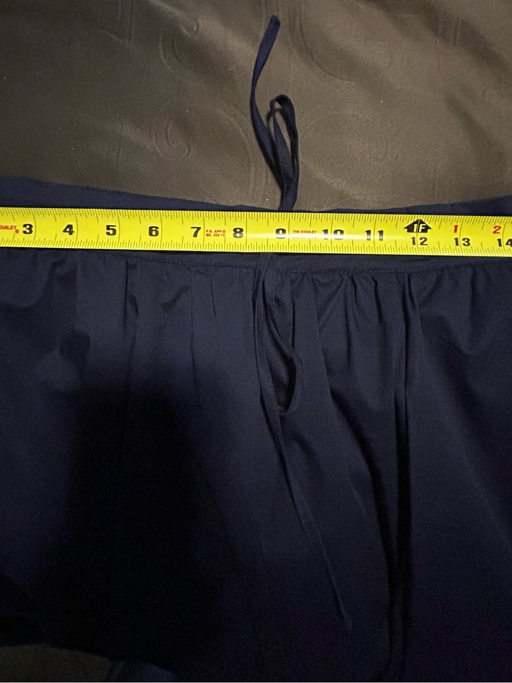 Joie Navy A-Line Midi Skirt - Picture 3 of 5